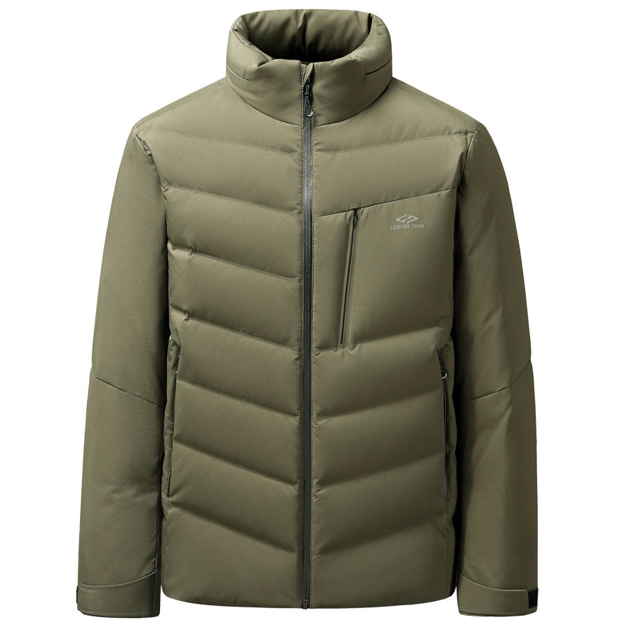 YALU Down Jackets Men's Stand Collar Moderate