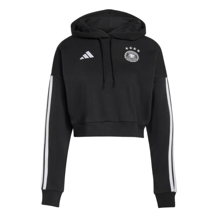 Adidas Adidas Sweatshirts Women's Black Hooded Moderate