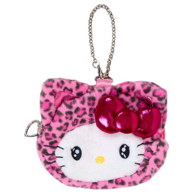 Sanrio Leopard Print Kitten Polyester Bag Accessory Women's Pink Leopard Print