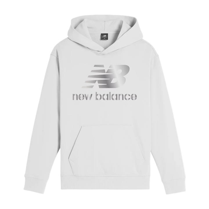 New Balance New Balance Sweatshirts Men's White Hooded Non Detachable Moderate
