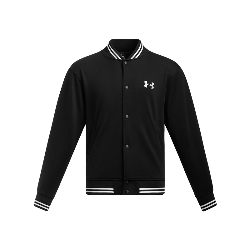 Under Armour SS25 KNIT BOMBER Jackets & Coats Unisex Black