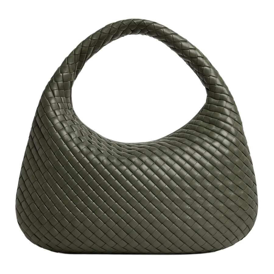 Bottega Veneta Sheepskin One Shoulder Handbag Medium Women's Pickle