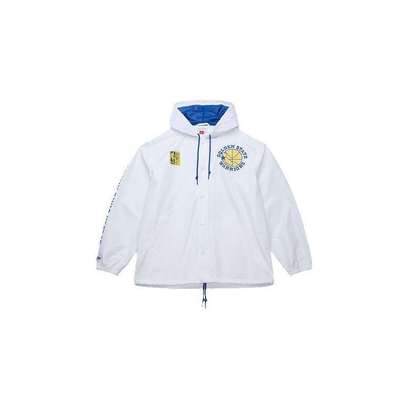 Mitchell Ness Mitchell Ness x NBA Golden State Warriors Jacket Unisex White