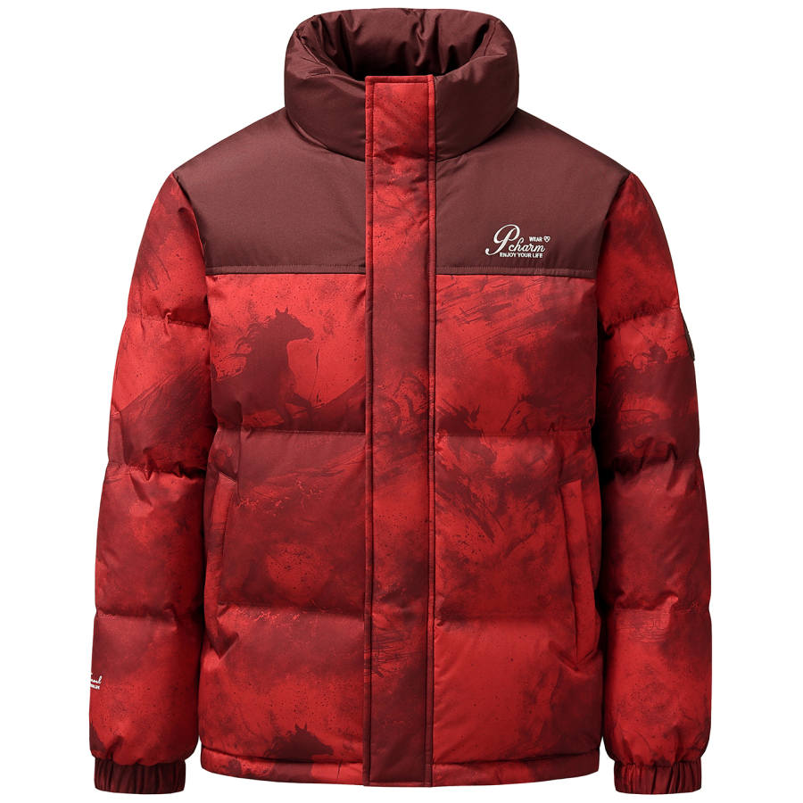 YALU YALU Down Jackets Unisex Stand Collar Thickened