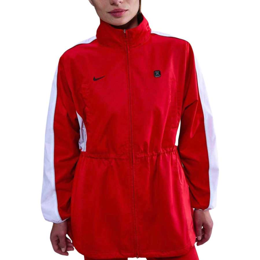 Nike Nike Sportswear Jackets Women's University Red/White/Gray Mist Turtleneck Moderate Other