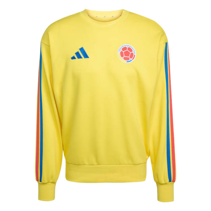 Adidas Adidas SWEAT Sweatshirts Men's Impact Yellow Crew Neck Moderate