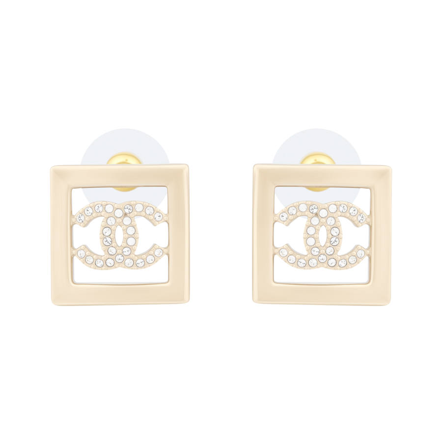 CHANEL CHANEL Stud Earrings Women's Gold