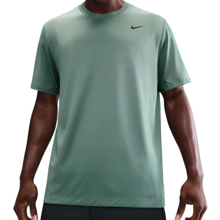 Nike Nike T Shirts Men's Clay Green/Black Crew Neck