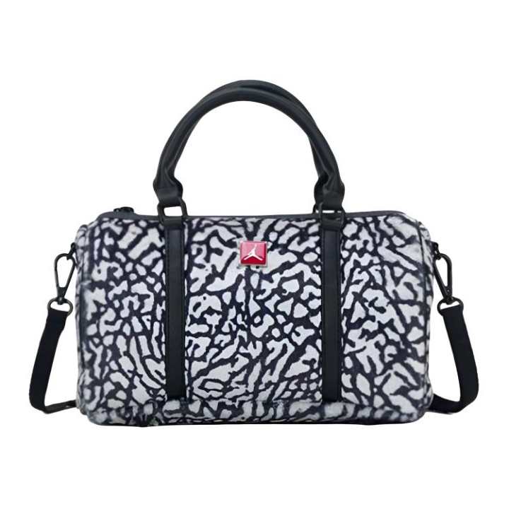 Jordan Jordan Polyester Crossbody Handbag Regular Unisex Black White