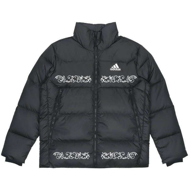 Adidas Adidas Down Jackets Unisex Black Stand Collar Moderate