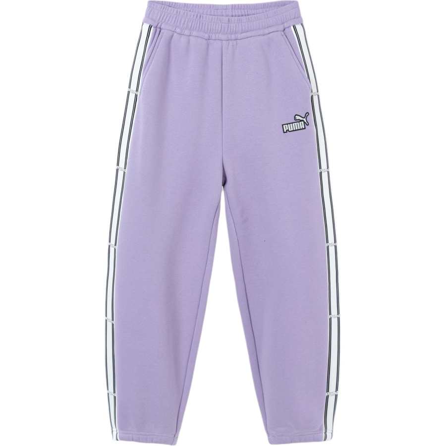 PUMA Knitted Sweatpants CLASSIC Brand Logo Letter Windproof Fleece Lined Thermal Elastic Cuff Kids'