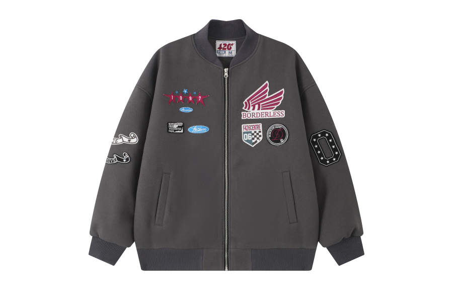 F426 F426 Jackets Unisex Baseball Collar Thickened Other