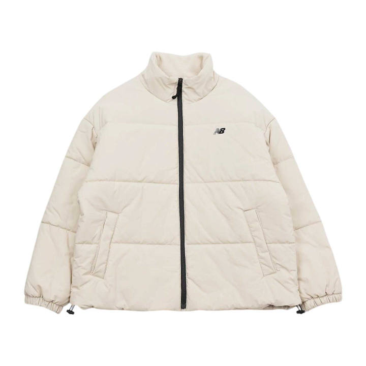 New Balance New Balance Jackets Men's Beige Stand Collar Moderate Other