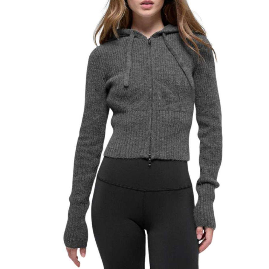 Alo Yoga Sweatshirts Women's Hooded Non Detachable Moderate