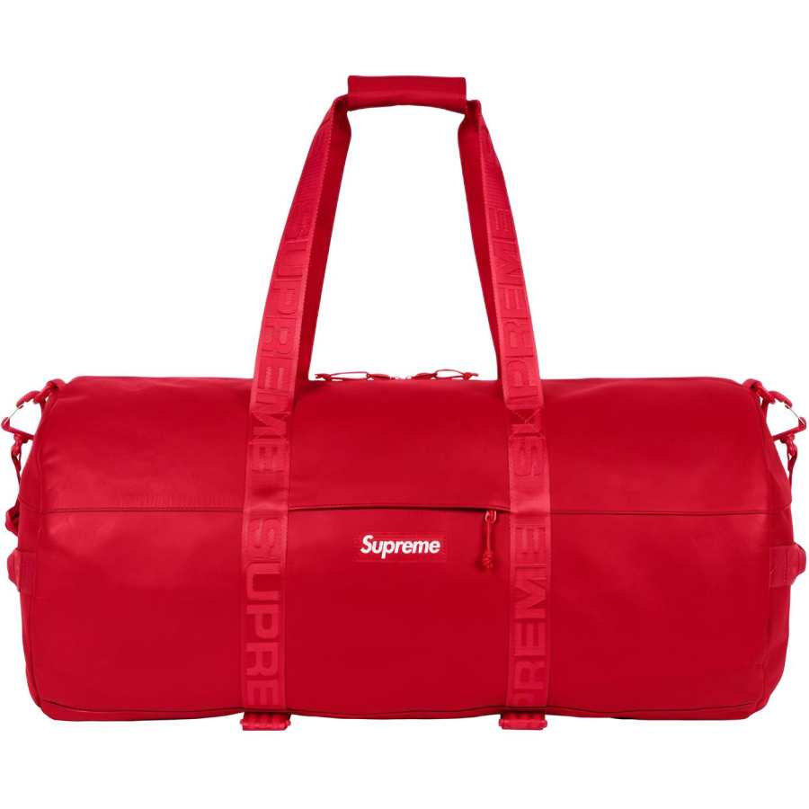 Supreme Supreme Cow Leather Handbag, Shoulder Bag, Crossbody Bag, Gym Bag, Travel Bag Unisex