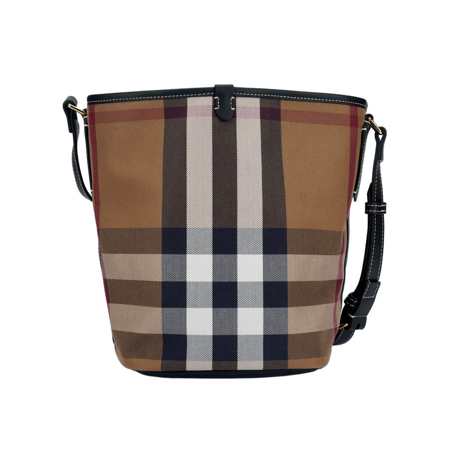 Burberry Canvas With PVC Shoulder Bag Women's Birch Brown