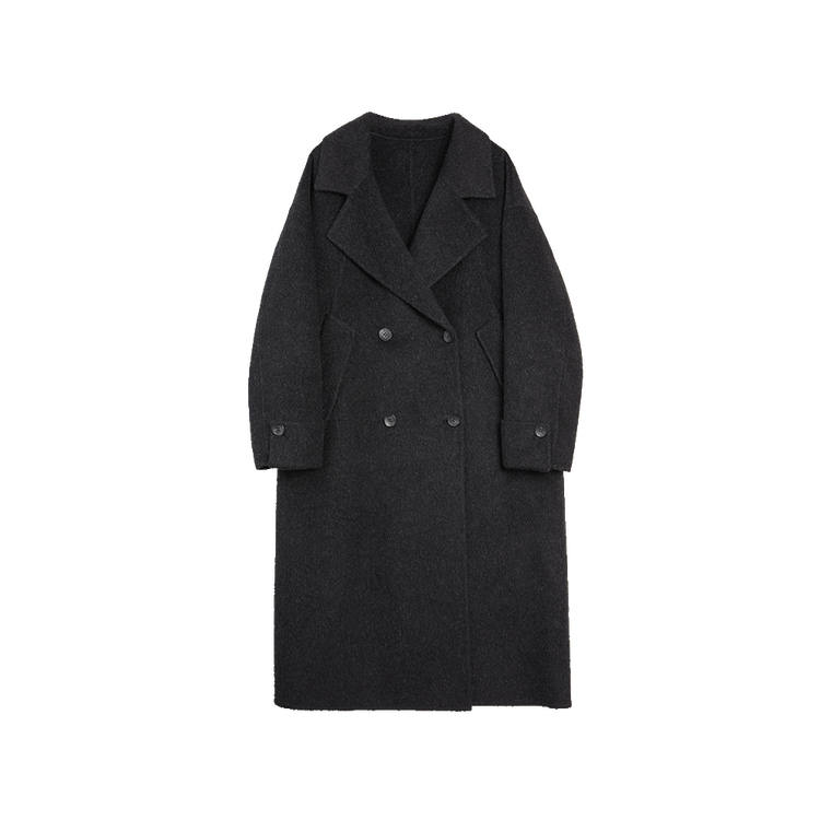 ELLE Coats Women's Suit Collar Moderate Straight Fit