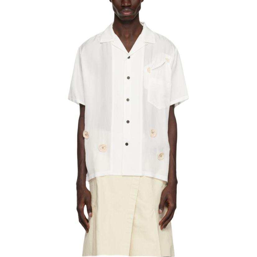 TOGA VIRILIS Shirts Men's White Moderate
