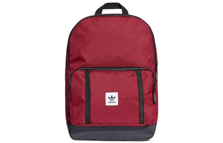 Adidas Originals Trefoil Polyester Backpack Men's Burgundy