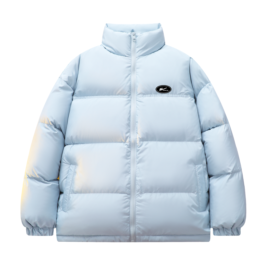 WARRIOR WARRIOR Down Jackets Unisex Stand Collar Thickened Puffer Jacket
