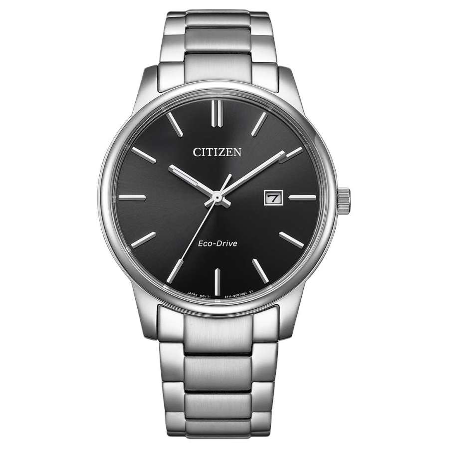 CITIZEN Eco Drive Light Powered Quartz Movement Stainless Steel Strap Watch 40mm Men's Watches