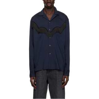 TOGA VIRILIS Shirts Men's Marine Blue Moderate