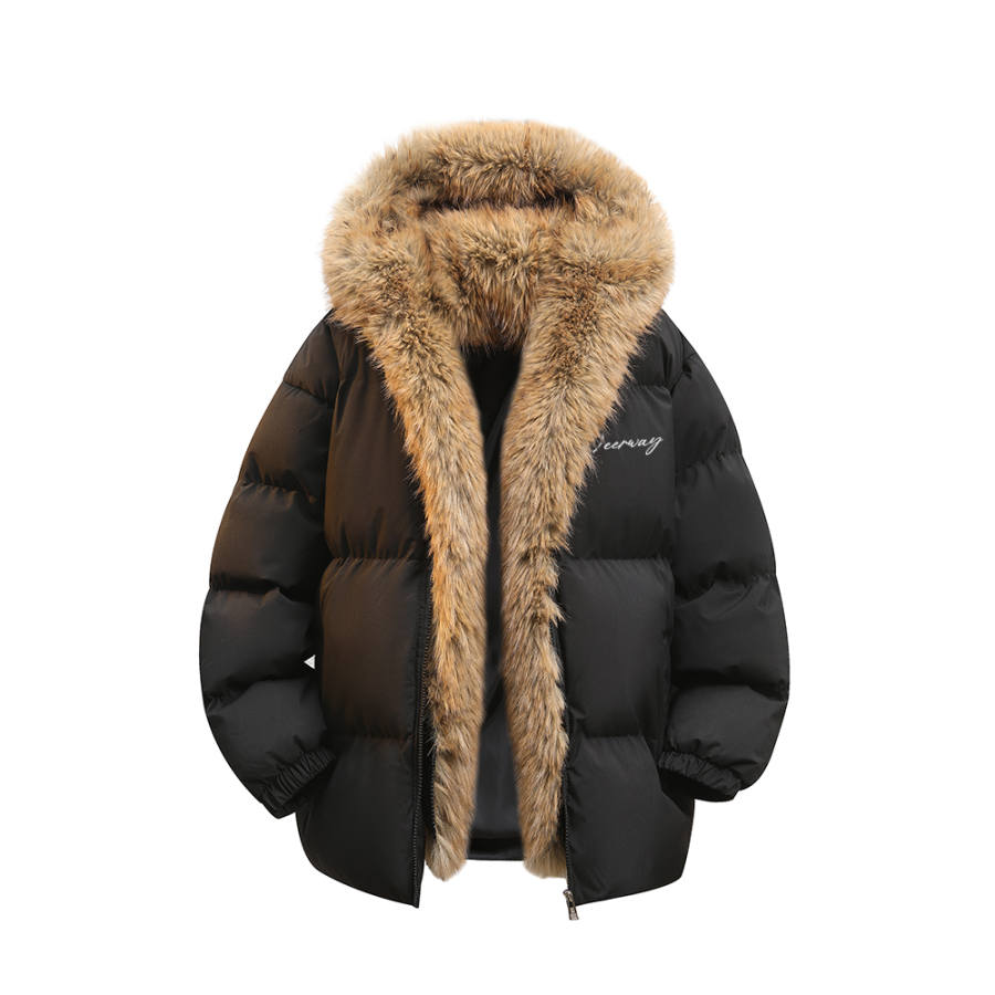 DEERWAY DEERWAY Puffer Jackets Unisex Hooded Thickened Padded Puffer Jacket