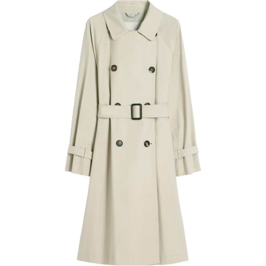 MaxMara MaxMara buttoned belted raincoat