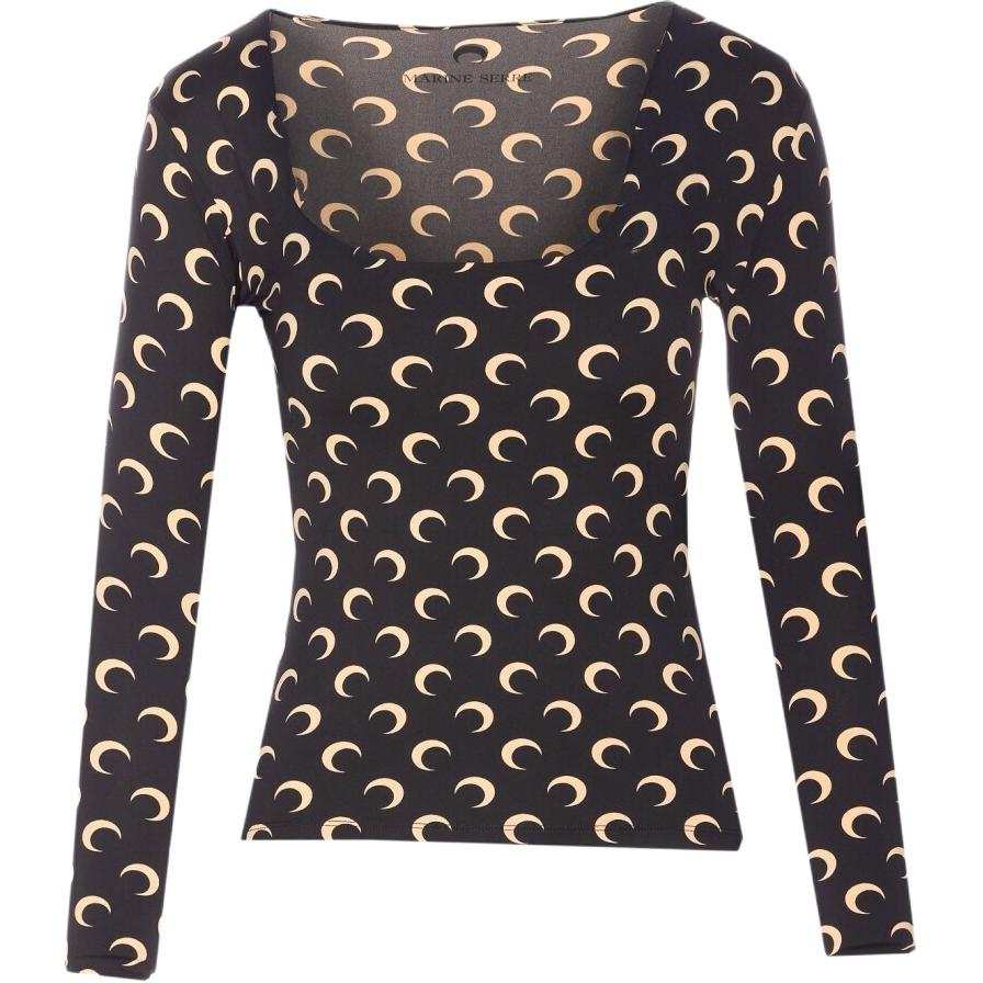 Marine Serre moon-print top