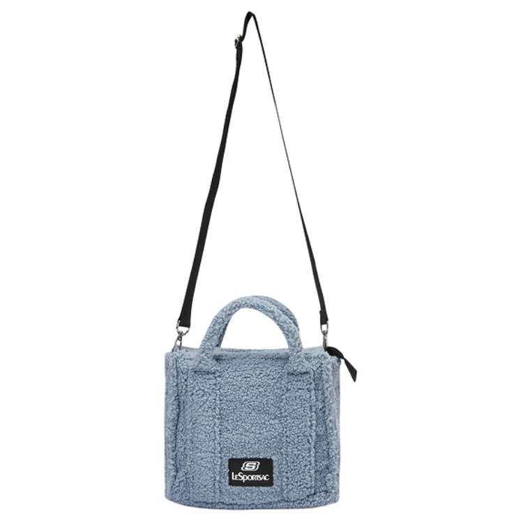 Skechers LeSportsac Collaboration Lambswool Handbag Unisex Light Denim