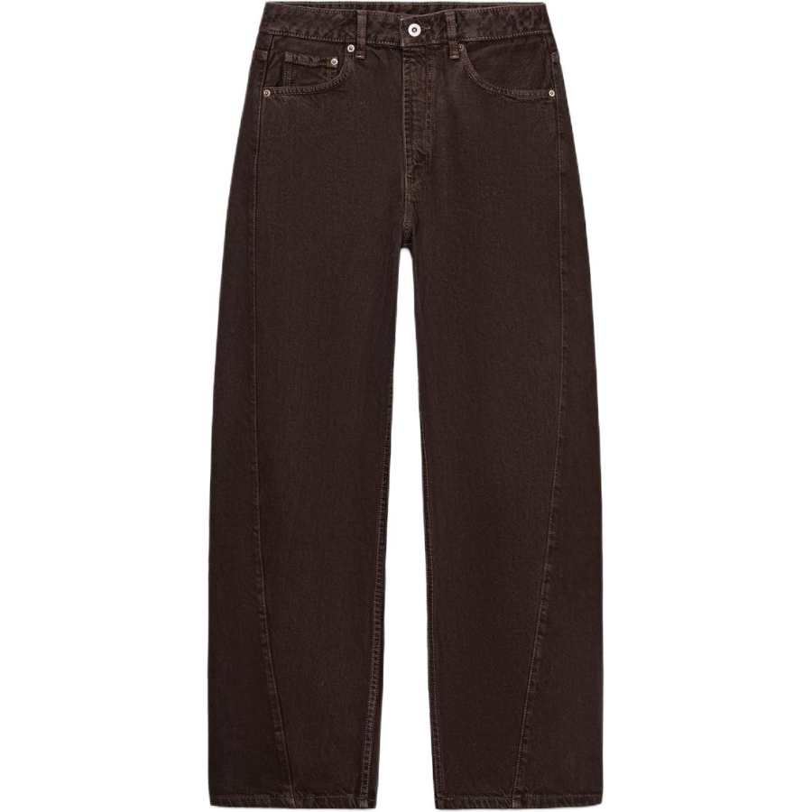 ZARA Trf Jeans Women's Brown Moderate Other