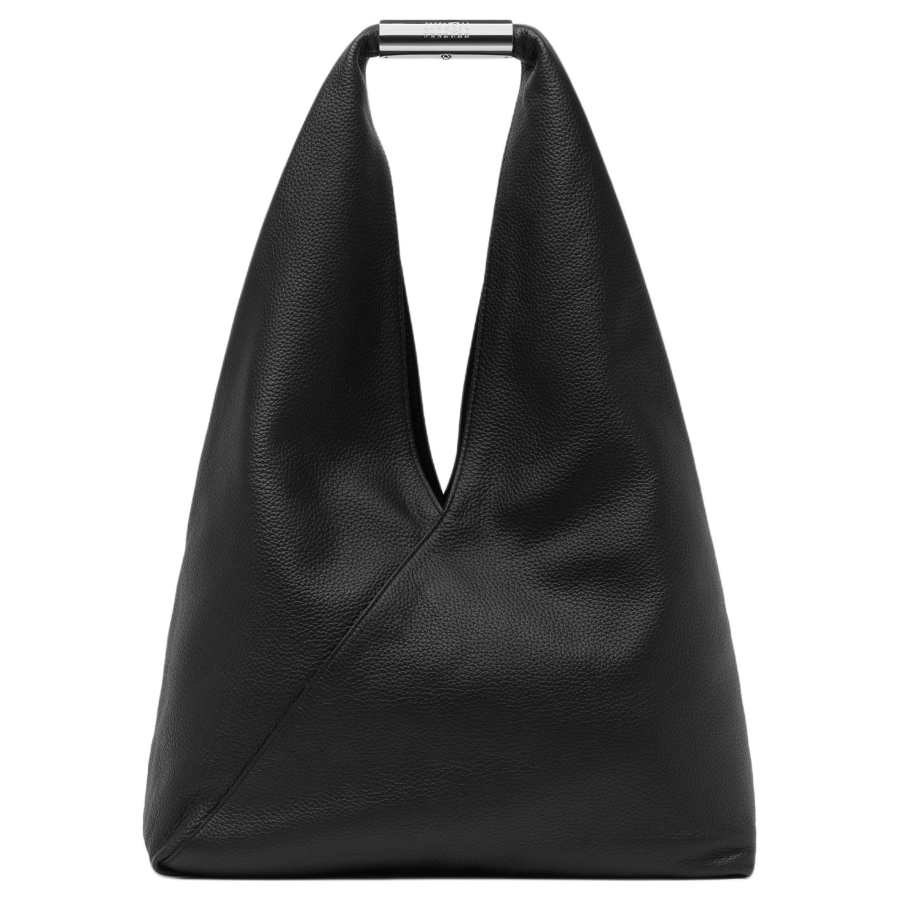 MM6 Maison Margiela Calfskin Handbag Women's Black