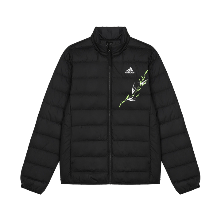 Adidas Adidas Down Jackets Unisex Black Stand Collar Lightweight Down Jacket