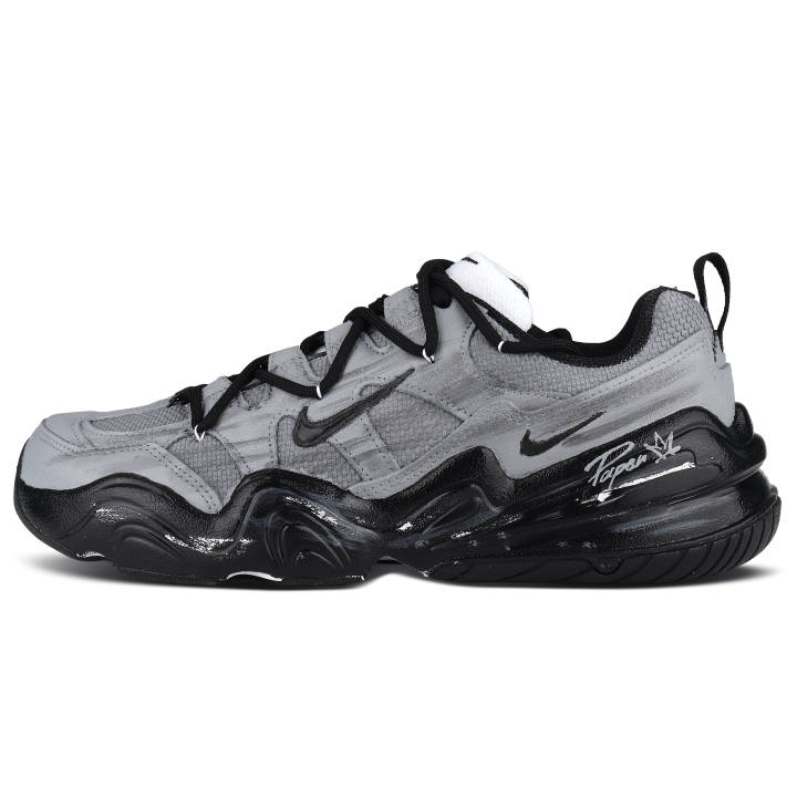 Nike Nike Tech Hera Dark Surge Low top Casual Shoes Unisex Gray Black
