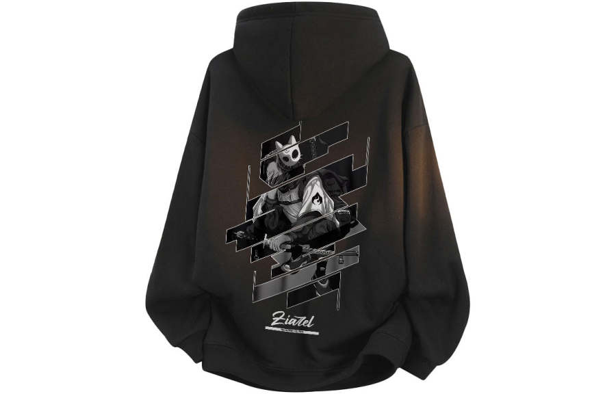 ZIAREL Sweatshirts Unisex Hooded Moderate Heavyweight