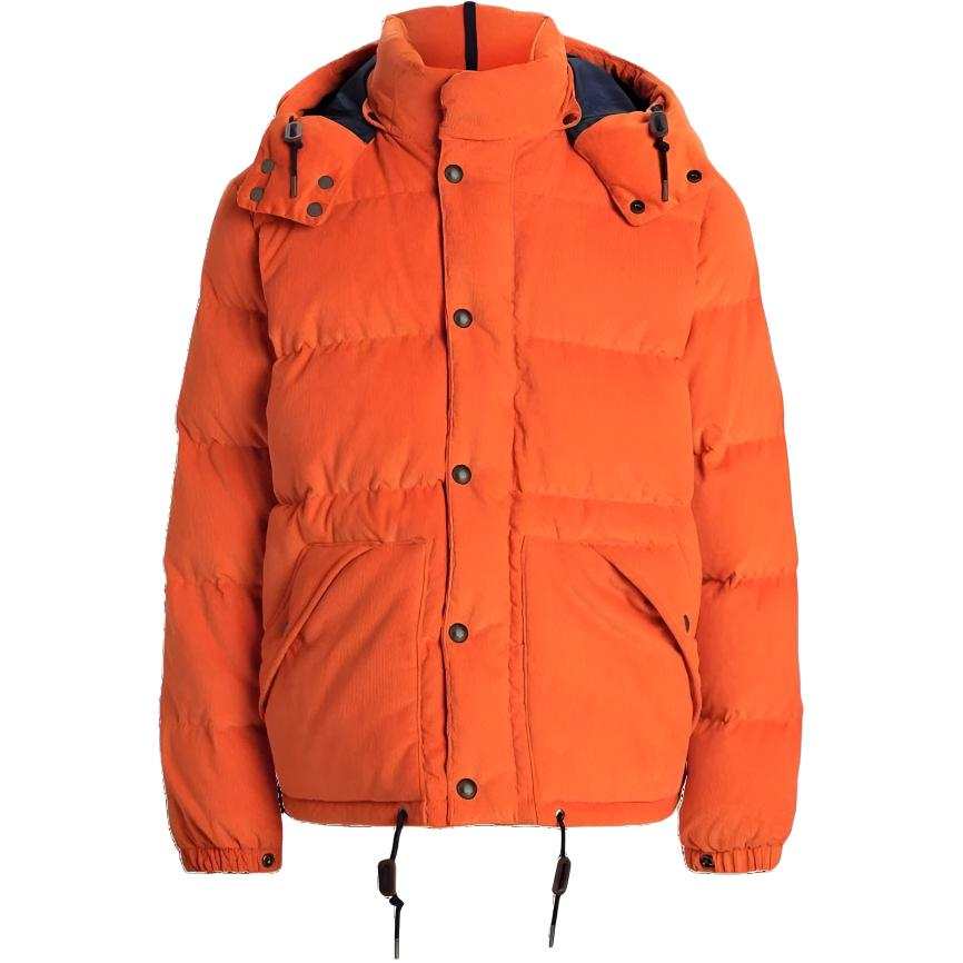 Polo Ralph Lauren Down Jacket Men's Preppy Orange