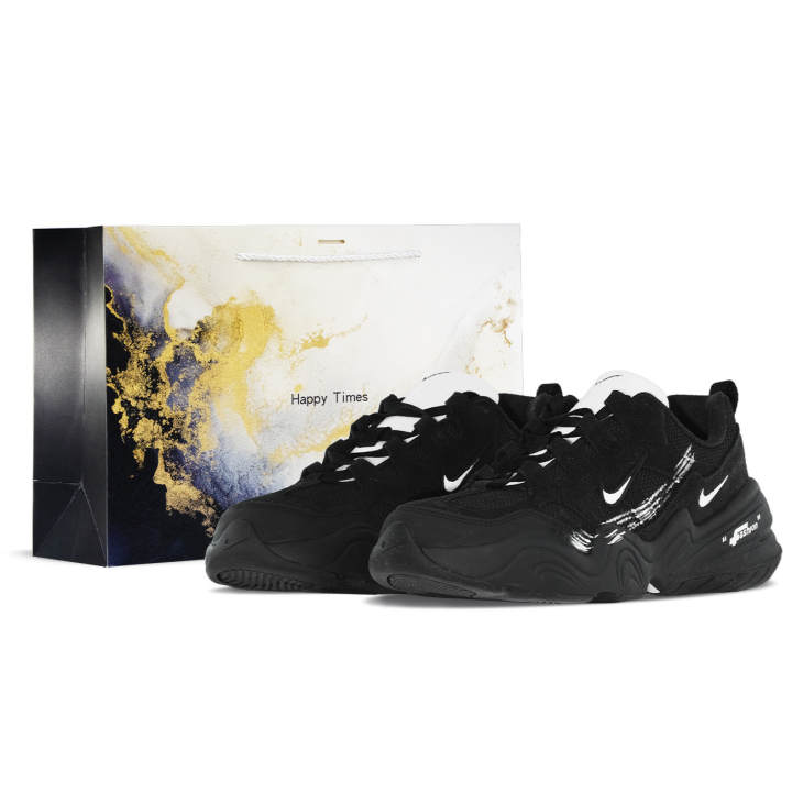 Nike Nike Tech Hera Cushioning Abrasion Resistant Cushioning, Wear Resistant Low top Casual Shoes Unisex Black