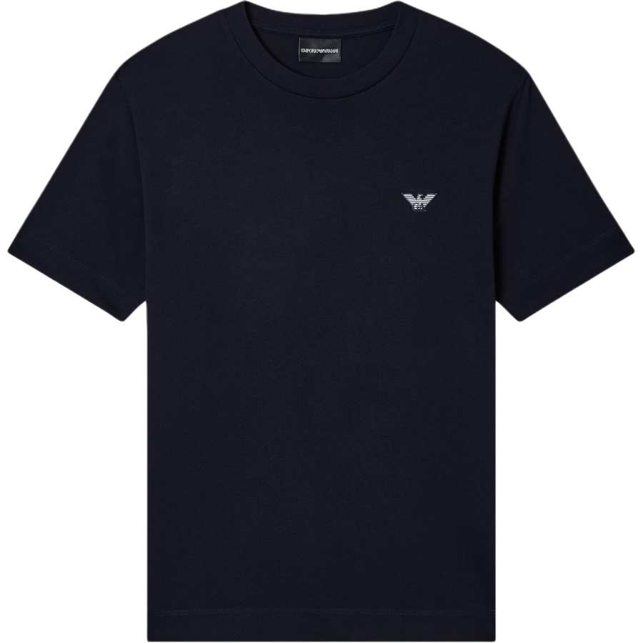 Emporio Armani Slim-fit T-shirt in heavy jersey