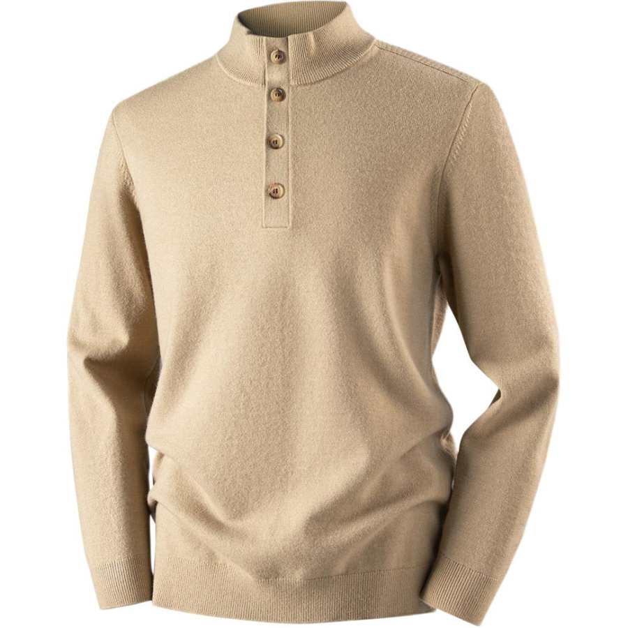 Hodo Hodo Sweaters Men's Stand Collar Thickened Other