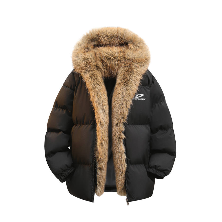 DEERWAY DEERWAY Puffer Jackets Unisex Hooded Thickened Padded Puffer Jacket