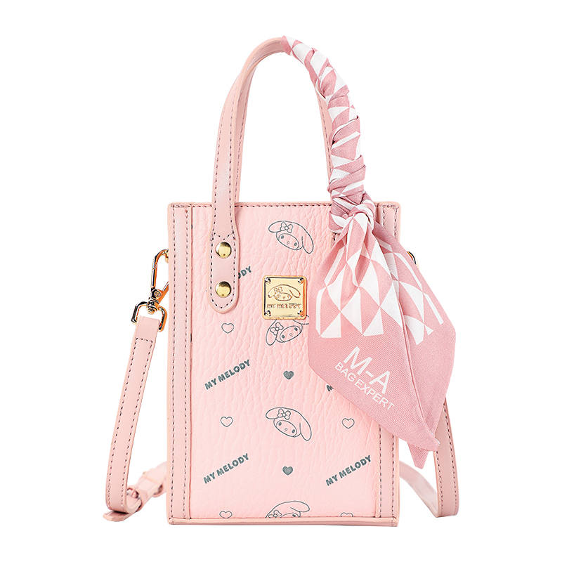 Sanrio My Melody Synthetic Leather Handbag Medium Women's Pink