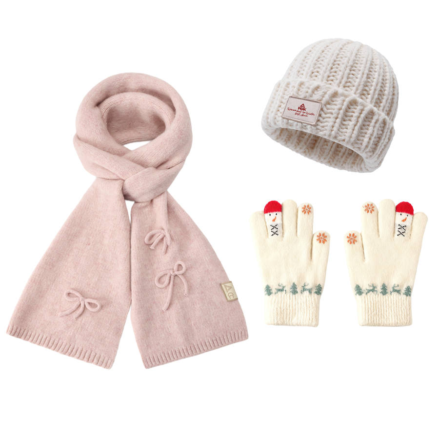 PEAK PEAK Polyester Knit Scarves Women's