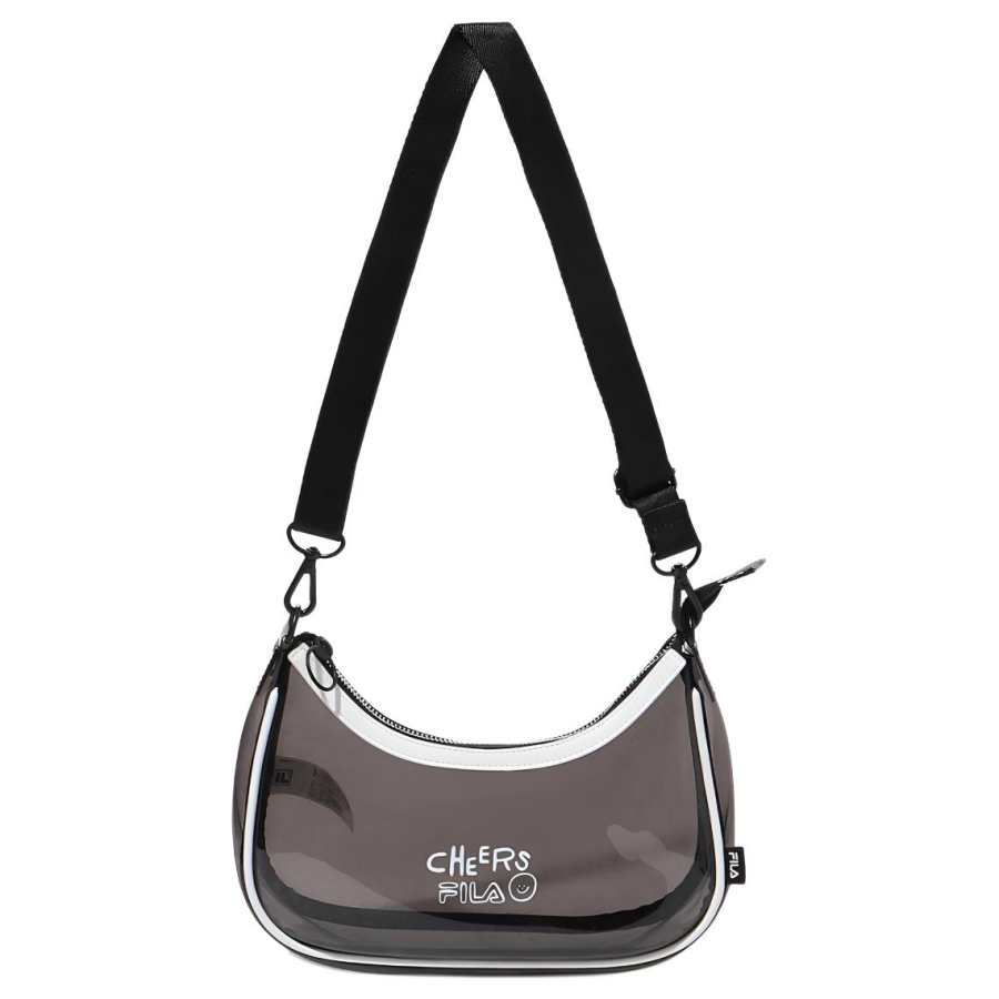 FILA PVC Shoulder Bag Regular Women's Black
