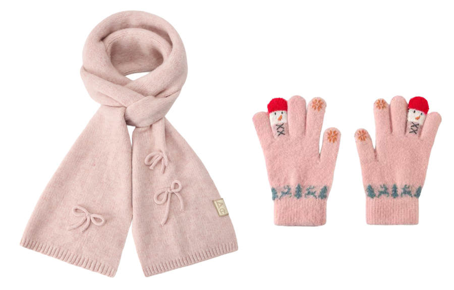 PEAK PEAK Polyester Knit Gloves Women's