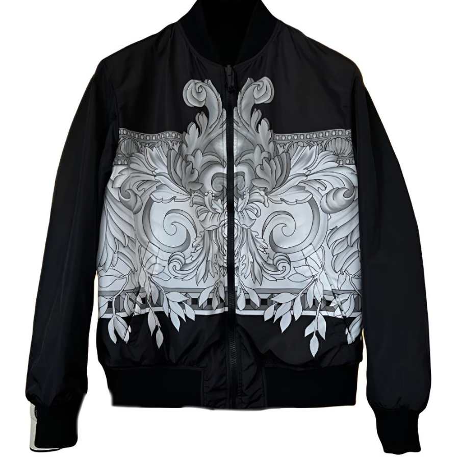 VERSACE VERSACE FW23 Jackets & Coats Men's Black White
