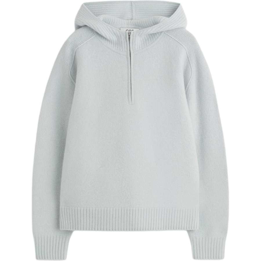 COS COS Sweatshirts Men's Light Blue Hooded Moderate