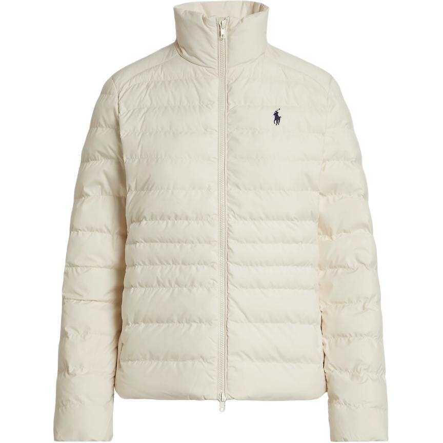 Polo Ralph Lauren Puffer Jacket Straight Fit Version Women's Cream White