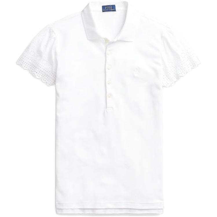 Polo Ralph Lauren Polo Shirt Slim Fit Women's White