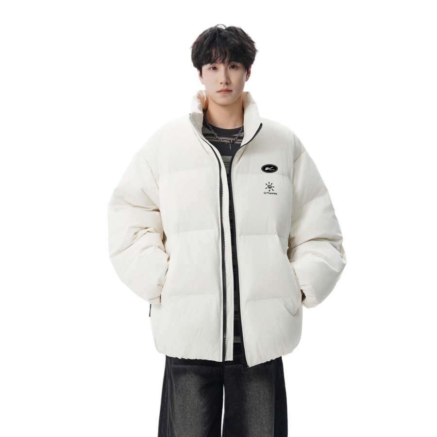 WARRIOR WARRIOR Down Jackets Unisex Stand Collar Thickened