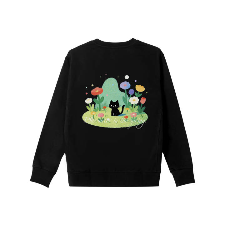 Nike Nike Sweatshirts Men's Black Crew Neck Moderate